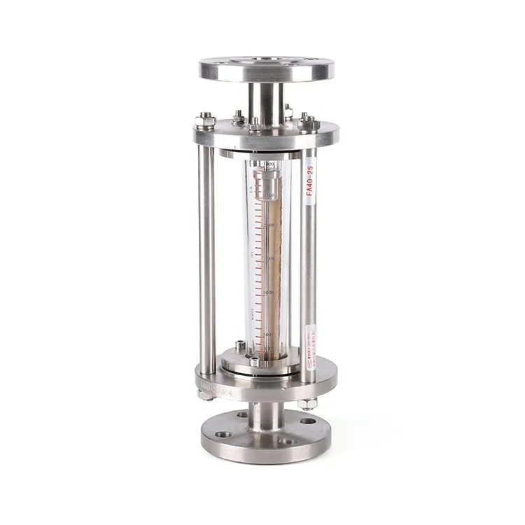 Portable ultrasonic digital nitrogen gas waste water chemical glass tube rotameter flow meter flowmeter for compressed water