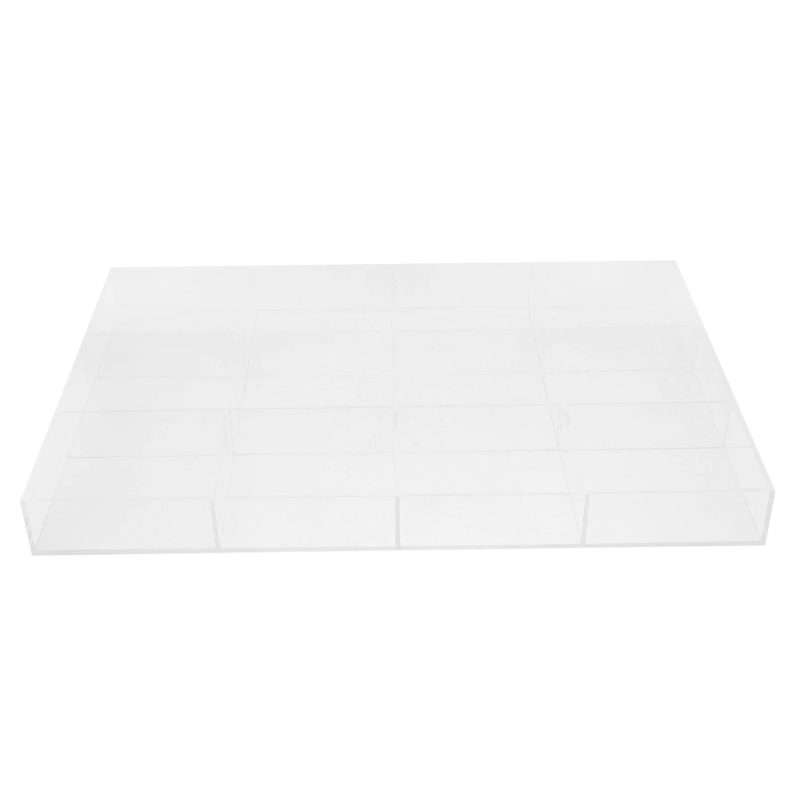 

Acrylic Jewelry Storage Tray Transparent Durable Organizer Display Tray for Rings Earrings Necklaces Storage Jewelry Container