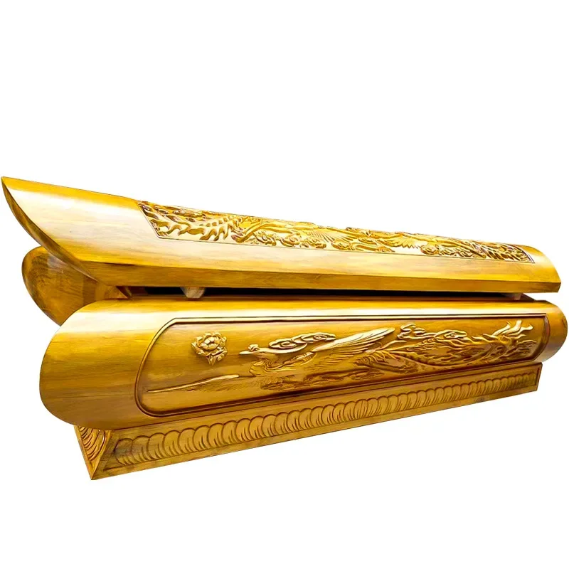 OEM Nanmu big coffin black red sandalwood burial 2.3 meters longevity