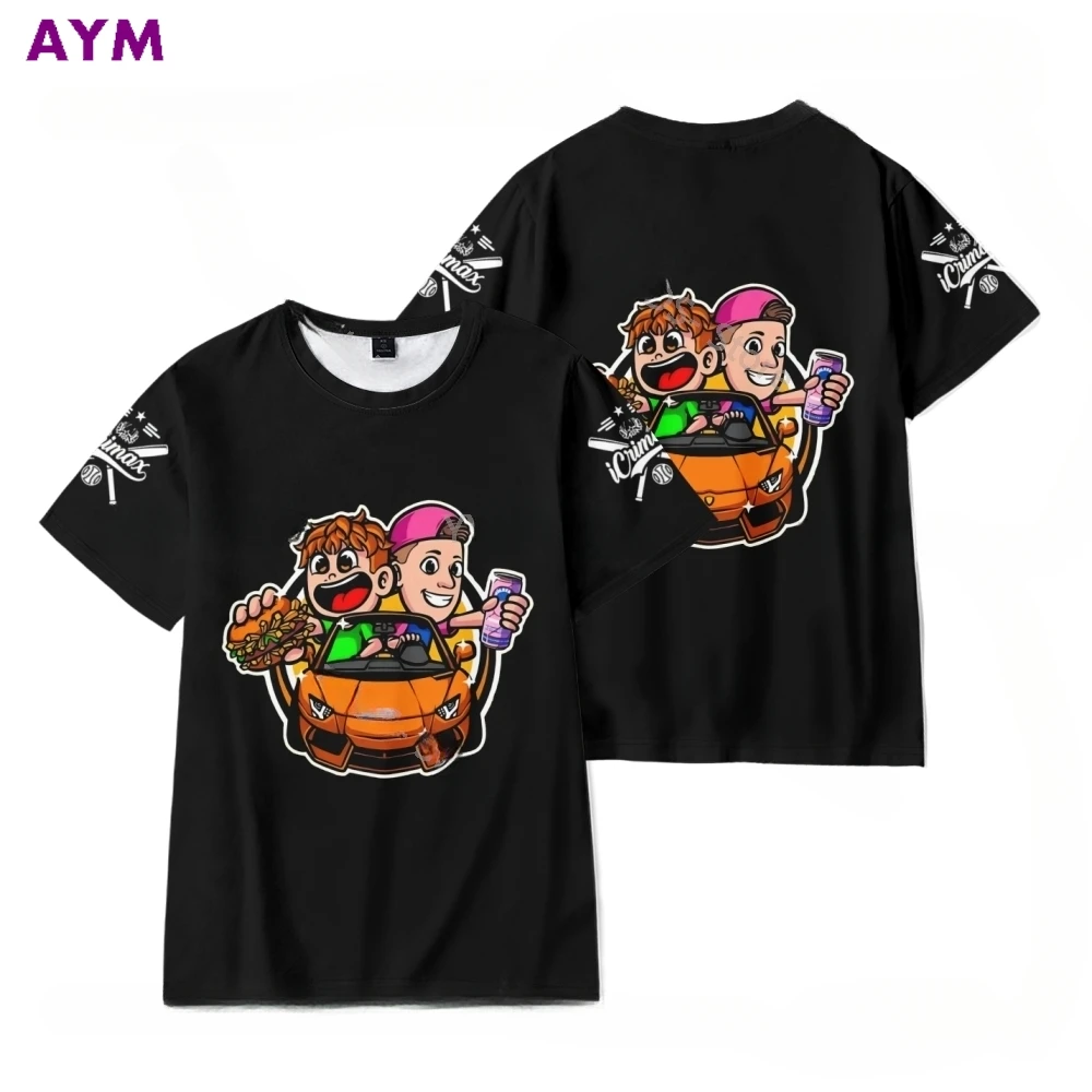 Burgerpommes T-Shirt Cartoon T Shirts for Boys Girls Tshirt Children's Clothing Kids Clothes Icrimax Merch Graphic Tee Shirts