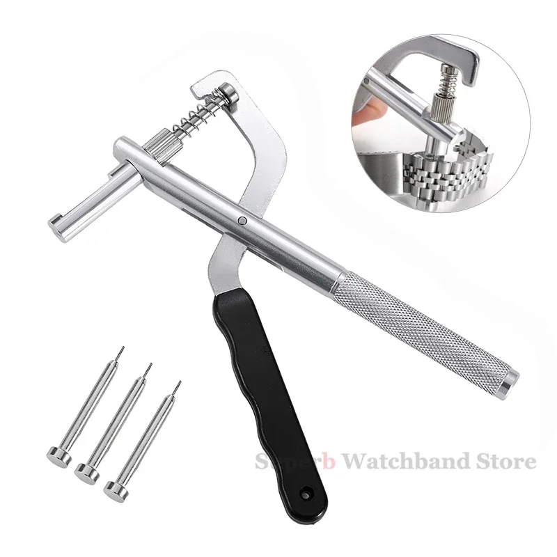 

Pins Remover Watch Strap Band Adjusting Link Pin Plier Puncher Repair Kits Tool for Watchmaker Accessories Metal Quickly Remove