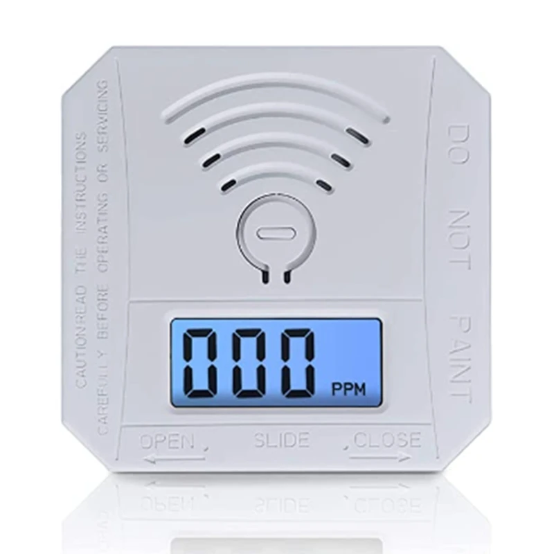 Mini Carbon Monoxide Detector With Digital Display And Sound Alarm For Home,Office