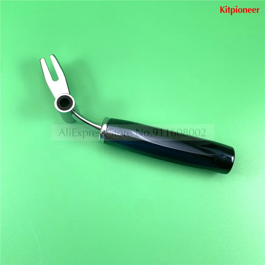 Metal Handle Lever for Ice Cream Machine, Icecream Maker, peça sobresselente, aperto de mão para serviço macio, largura de montagem 3.3cm, 1 índigo, novo