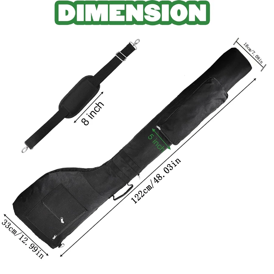 

Golf Sunday Bag Beginner Practice Gun Bag Cloth Portable Club Storage Bags Professional Sports Accessories