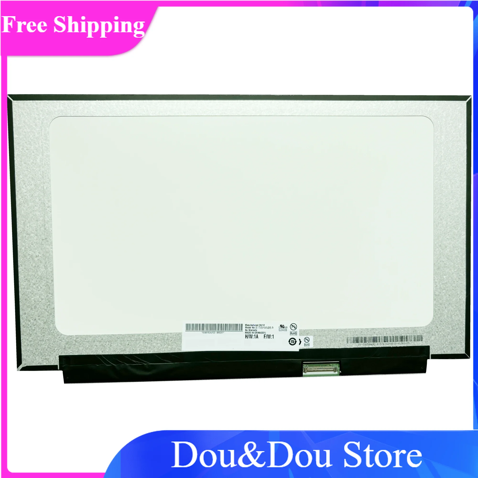 painel de exibicao lcd edp laptop matrix substituicao led tela ips 156 156 b156han085 01