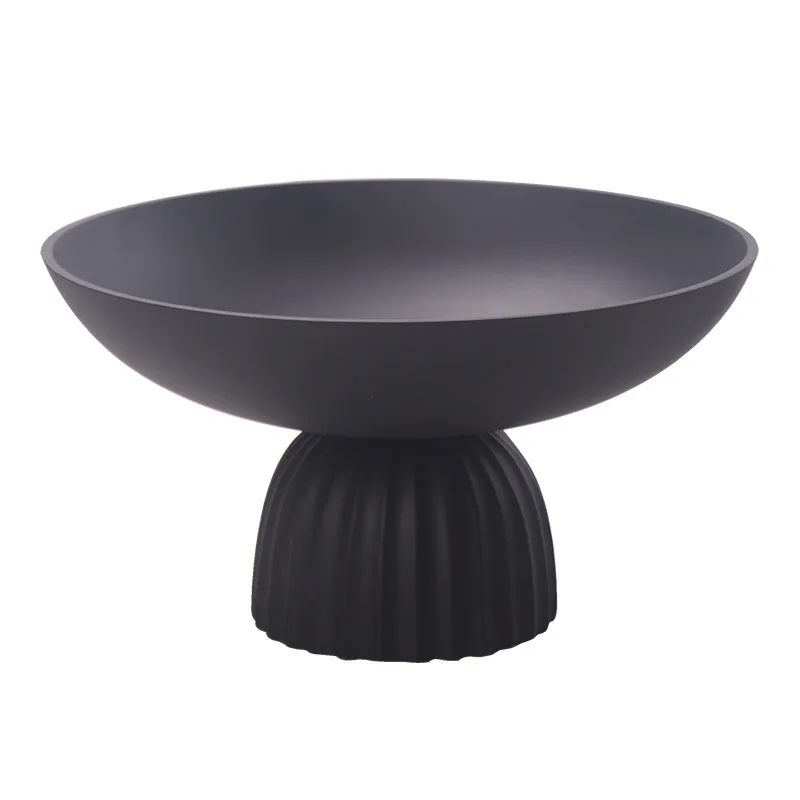 

Modern minimalist high-footed fruit plate model house Nordic creative coffee table tray dining table soft decoration exhibition