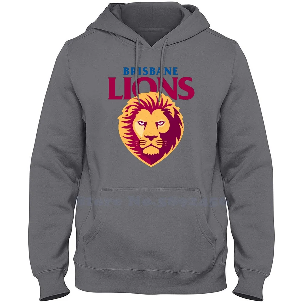 Brisbane Lions Logo High-quality 100% Cotton Hoodie New Graphic Sweatshirt