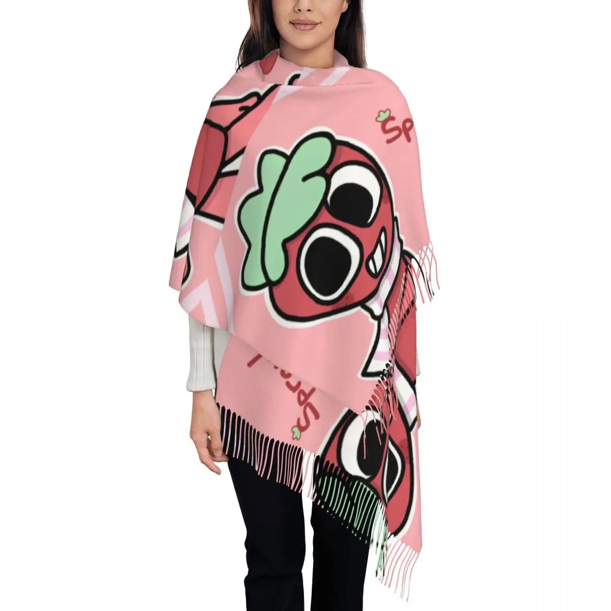 lenco-feminino-com-borla-dandy-world-grande-inverno-outono-xale-envoltorio-jogo-fofo-desenho-animado-uso-diario-cachecois-pashmina