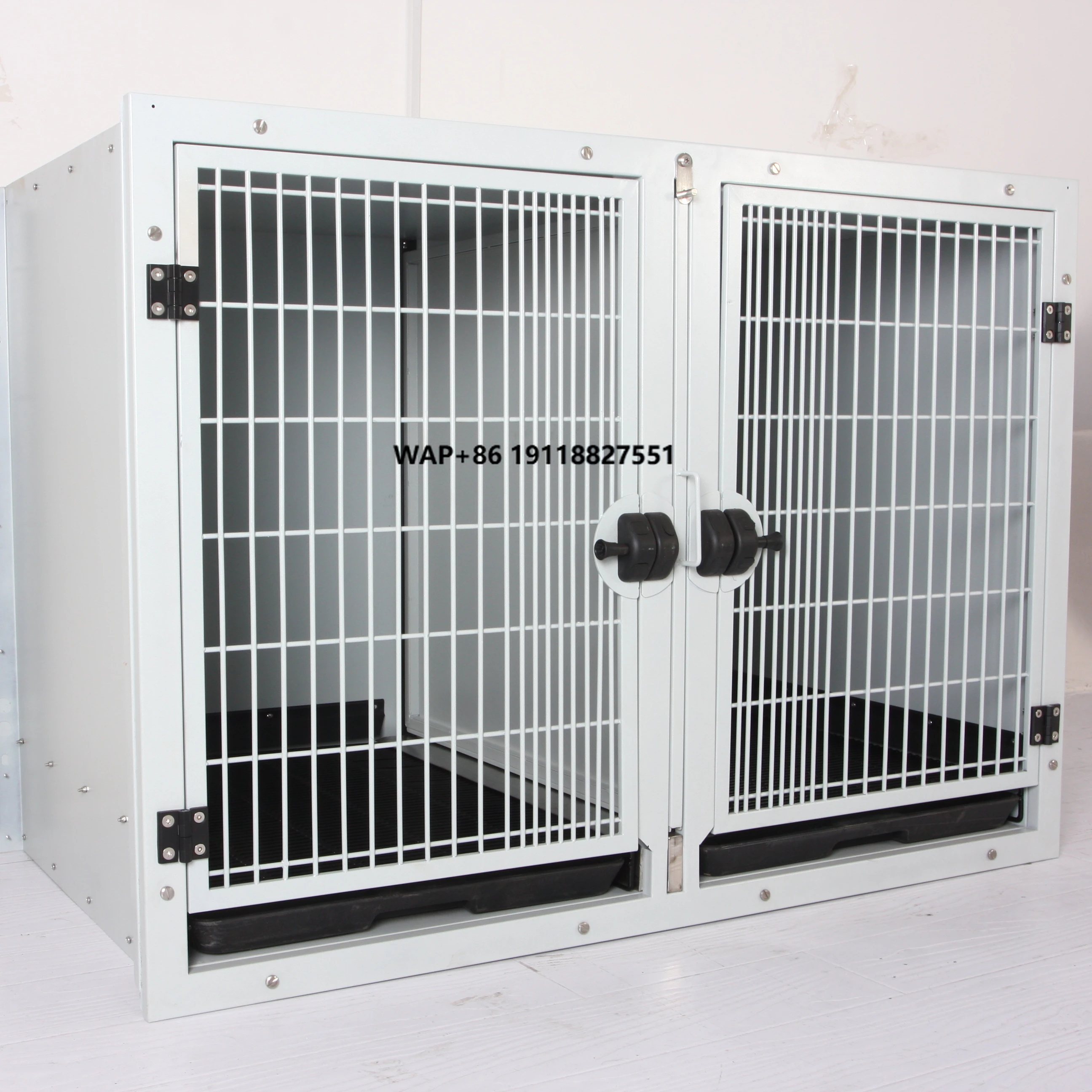 

HF Veterinary Stainless Steel Dog House Kennel for Clinic Pet Display Cages