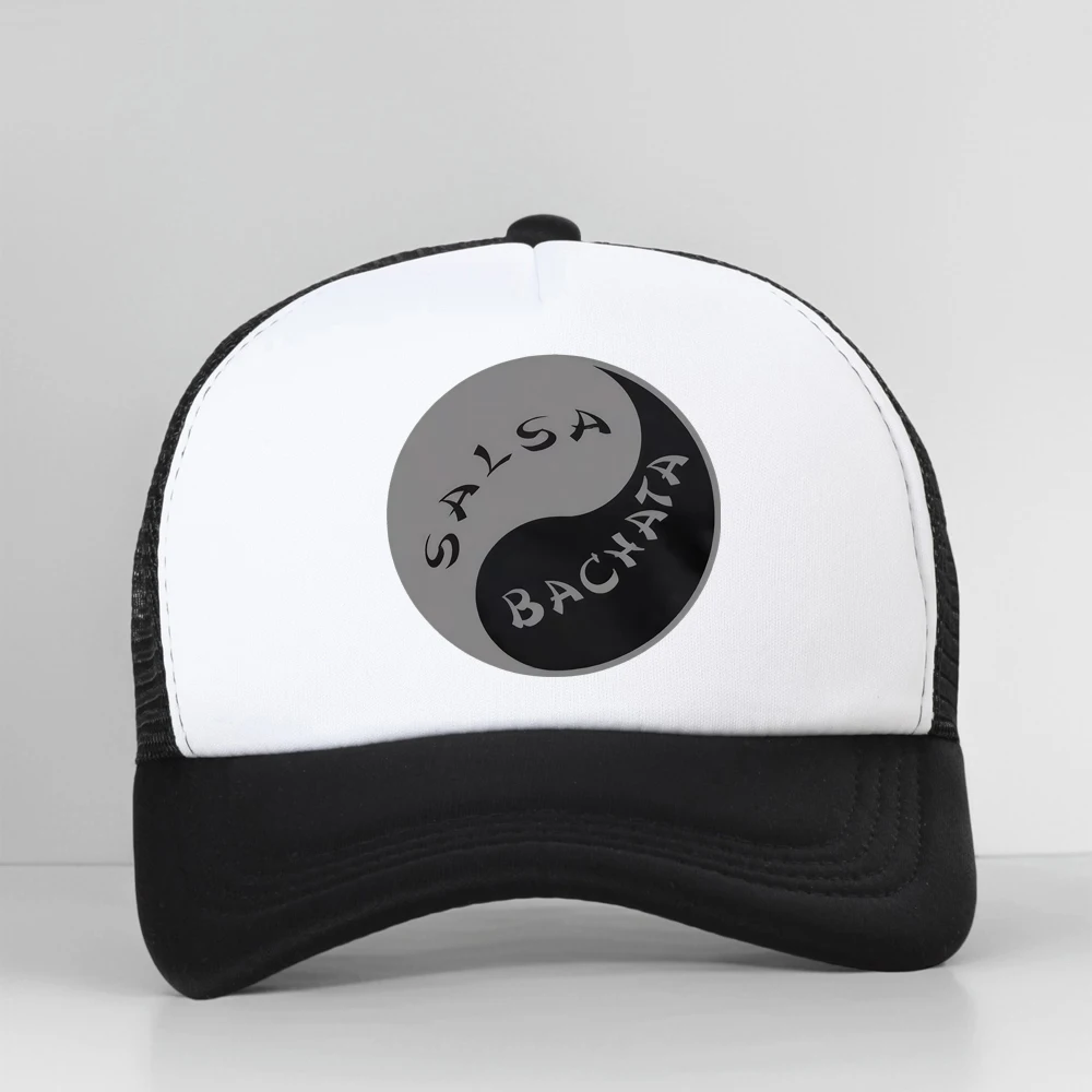Funny Salsa Bachata Yin Yang Graphic Baseball Cap Streetwear Harajuku Dance Men Fashion Casual Breathable Snapback Hat