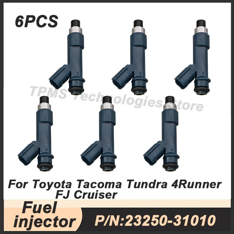 

6PCS 23250-31010 Fuel injector For Toyota Tacoma 4Runner Tundra FJ Cruiser