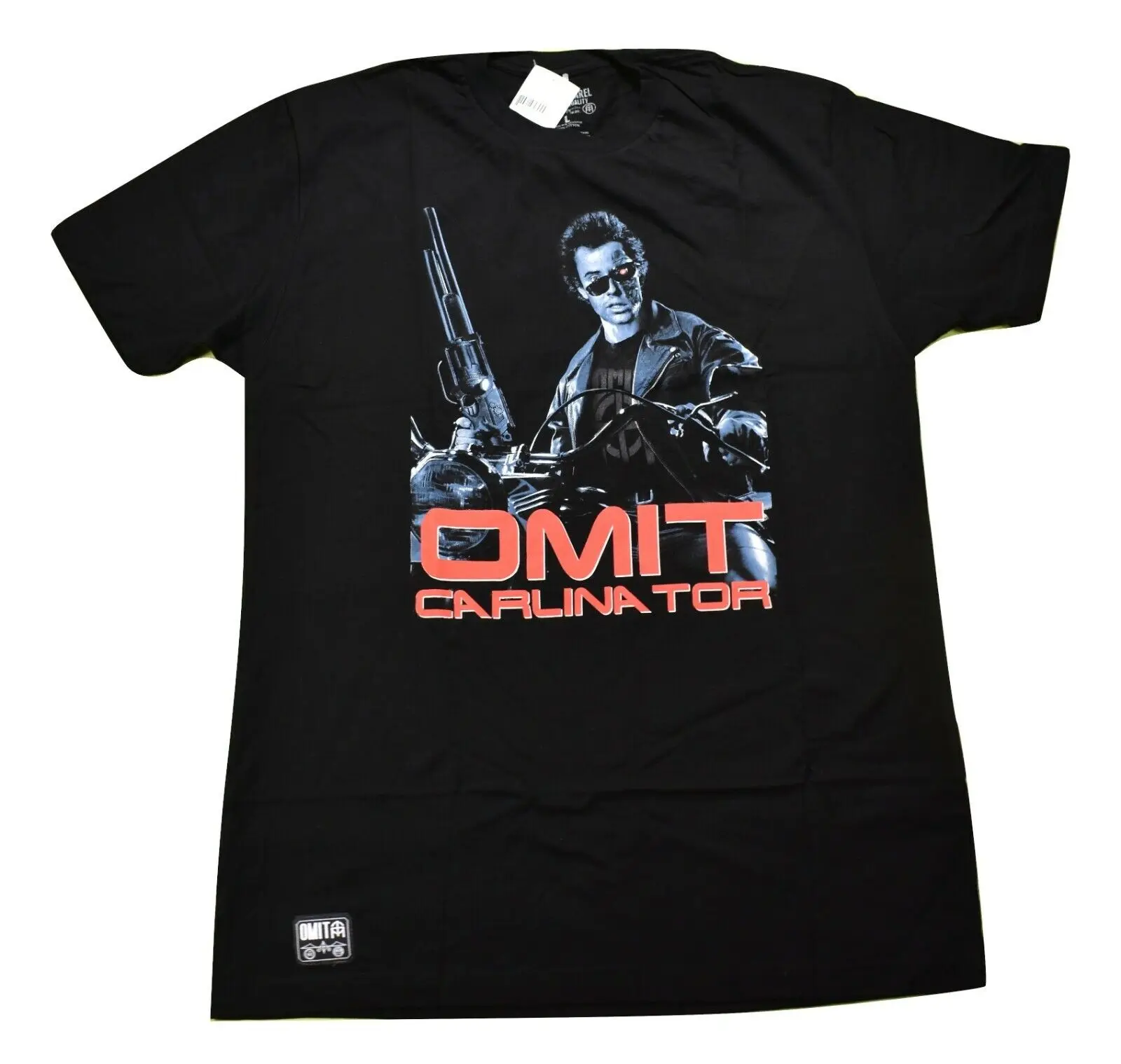 Omit Mens Carlinator Terminator Spoof T Shirt New L