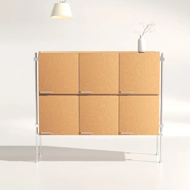 the wall Integrated locker Living room side cabinet Log wind bucket cabinet Ocean board cabinet Optical axis storage
