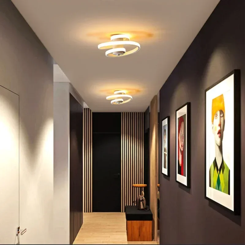 Imagem -06 - Modern Nordic Led Ceiling Lights Superfície Montada para o Quarto Sala de Estar Corredor Varanda Iluminação Doméstica