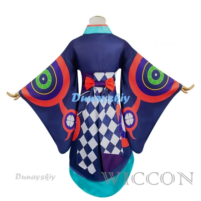 Anime Mononoke Cosplay Movie Seller Kusuriuri Cosplay Costume Kimono Wig Headscarf Hallowen Roleplay Costume Full Set