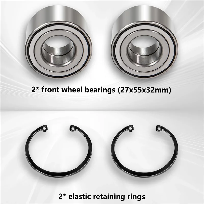 BAAG-ด้านหน้า Heavy Duty ชุดแบริ่งล้อสําหรับ Honda Rancher 420 Rubicon 500 520 2014-2024 เปลี่ยน 91051-HR3-A21 90651-HR3-A20