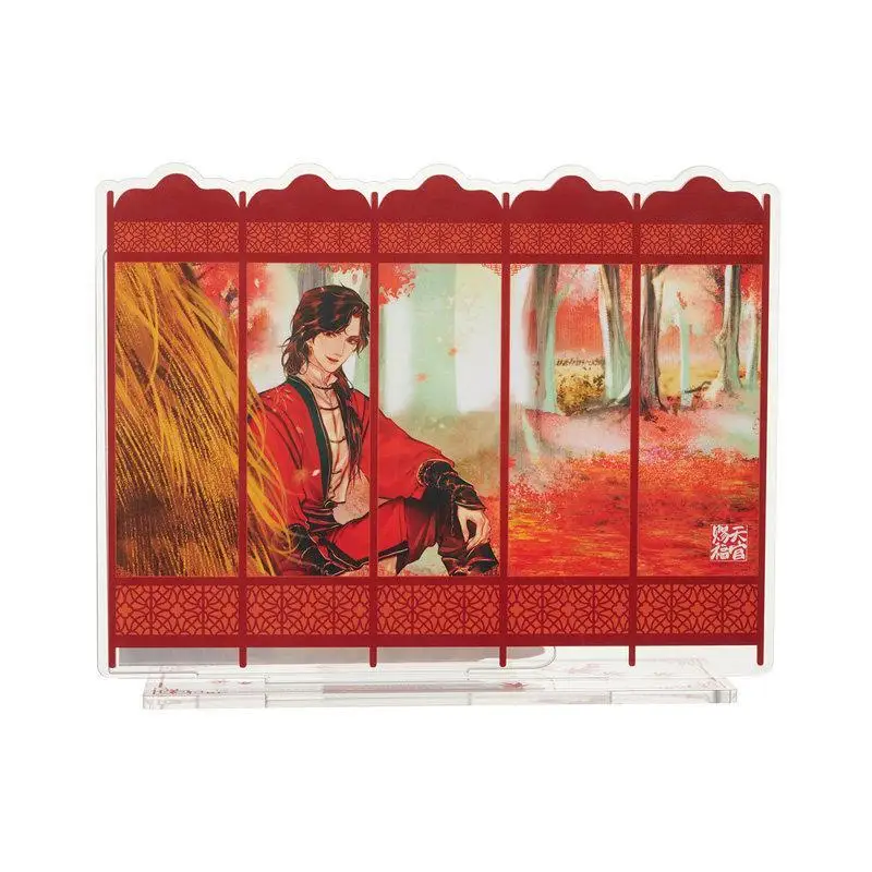 Heaven Official's Blessing Merch على الوجهين من الأكريليك ستاندي غابة القيقب الحمراء Pu Qi Guan Hua Cheng، Xie Lian