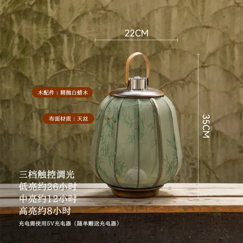 

Новая настольная лампа в китайском стиле, прикроватная лампа для спальни, новинка 2025, роскошная лампа высокого класса для защиты глаз, атмосферная лампа для домашнего использования