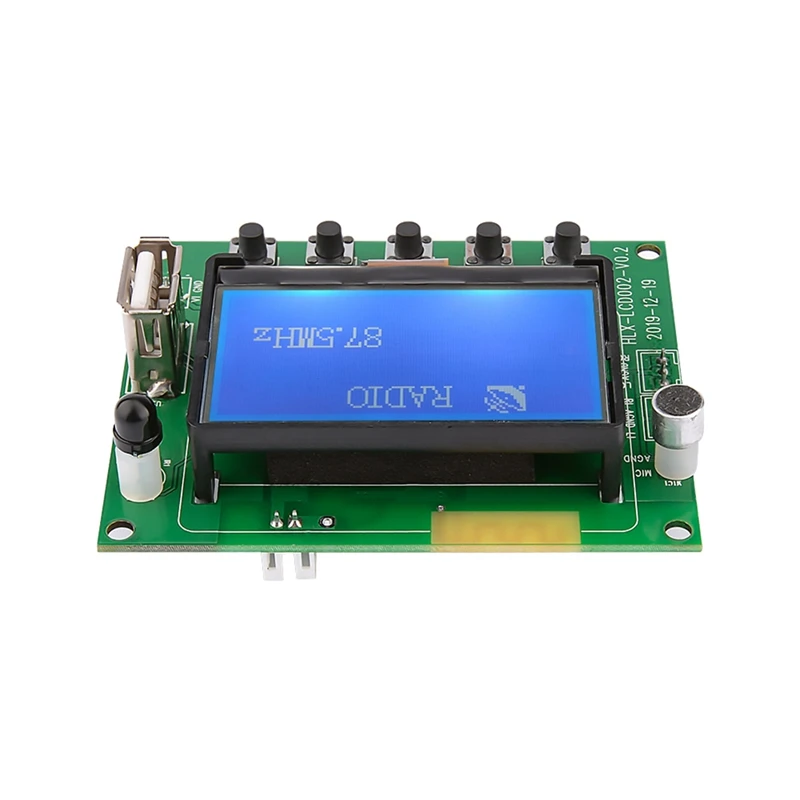 MP3 Decoder Board Module 12V Lyrics Display LCD Bluetooth 5.0 Car USB MP3 Player WMA WAV Support TF Card USB FM Remote