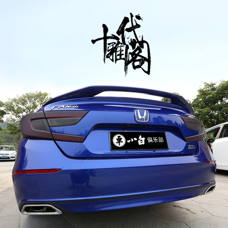 For Honda Accord 2018 10Th Car Tail Wing Decoration High Quality ABS Plastic Painting Color Rear Trunk Spoiler