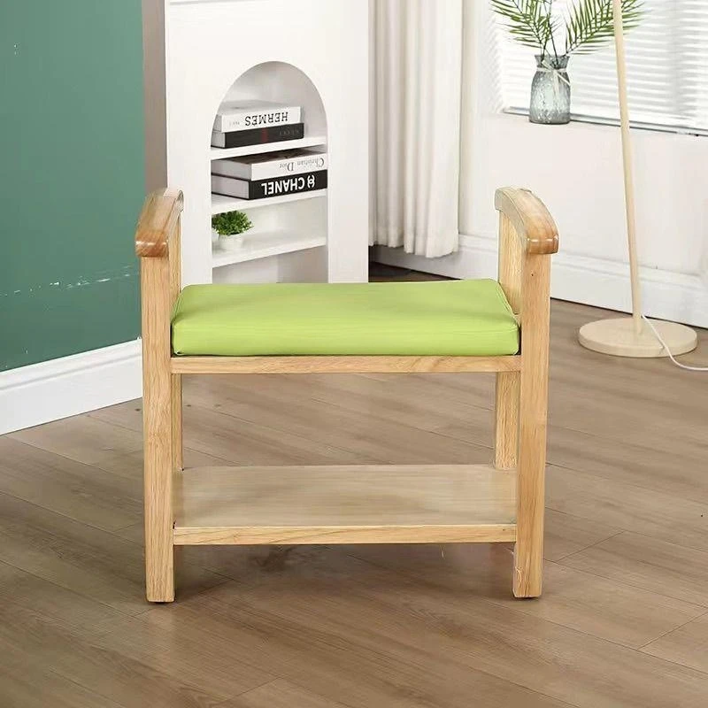senior-friendly shoe changing stool solid wood elderly chair nursing home combination nursing home health care furniture