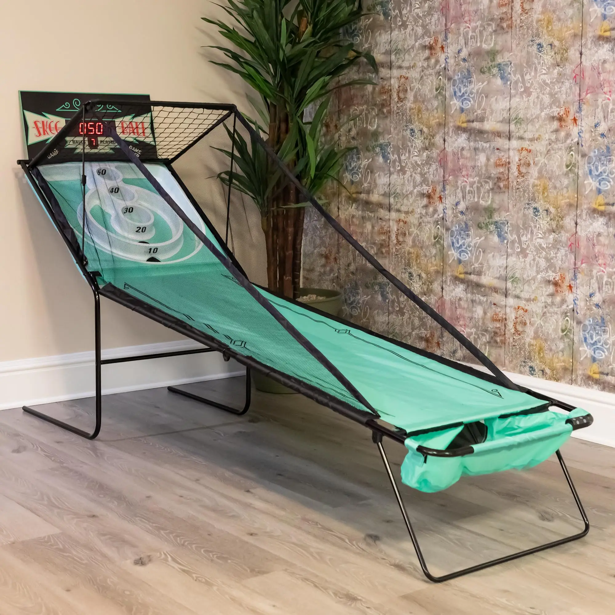

EastPoint Sports Steel Frame Rolling Ball Folding Home Arcade Game for All-Ages - Includes All Accessories