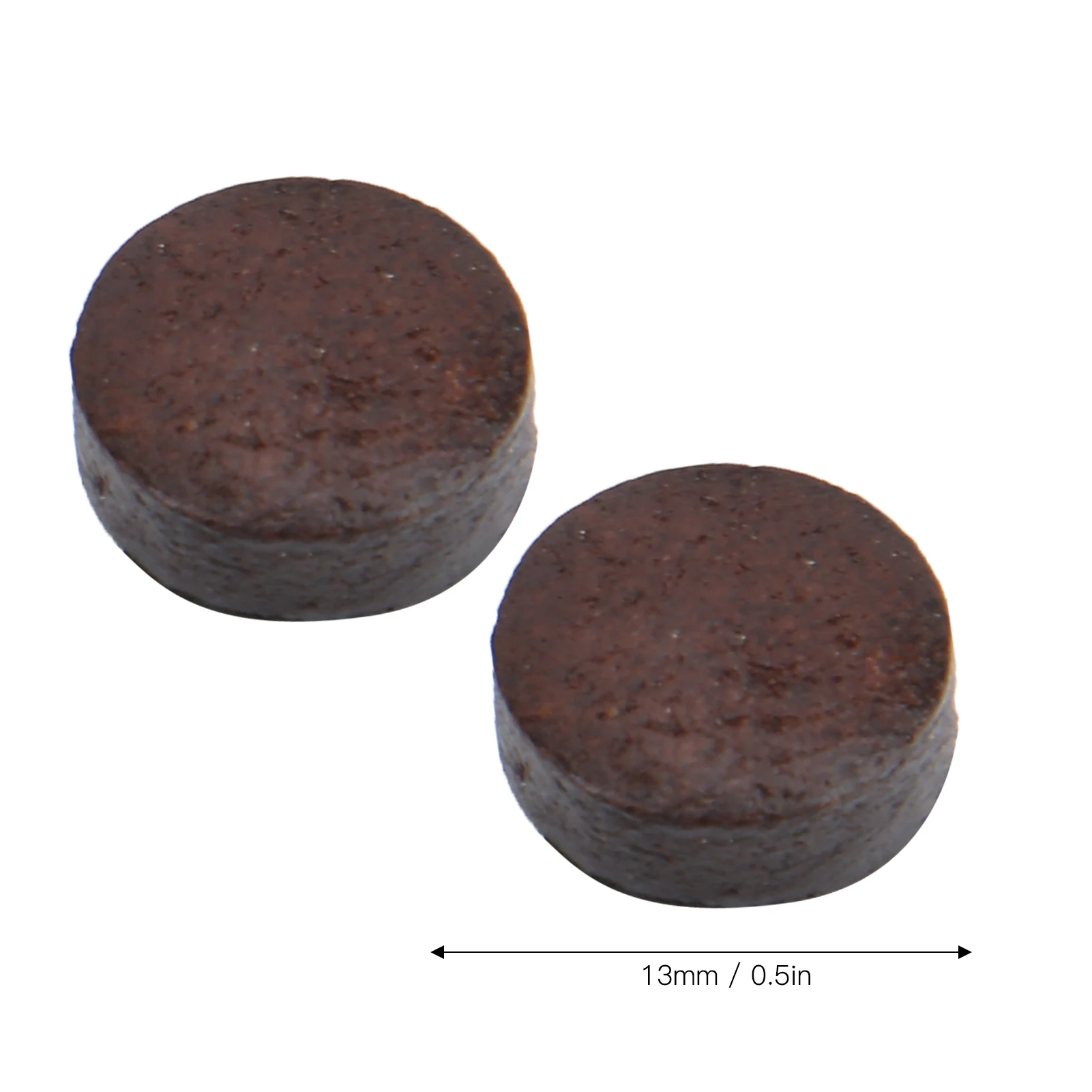 13มม. 50ชิ้น/กล่องเก้าลูกคิวปลายไม้บิลเลียดสำหรับเปลี่ยนอุปกรณ์บิลเลียด