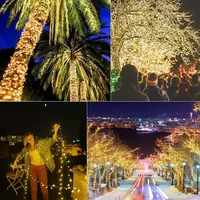 39ft LED Solar Light 100 Lights Outdoor Waterproof Fairy Garland Lights Christmas Party Halloween Decorations Solar Lights 3