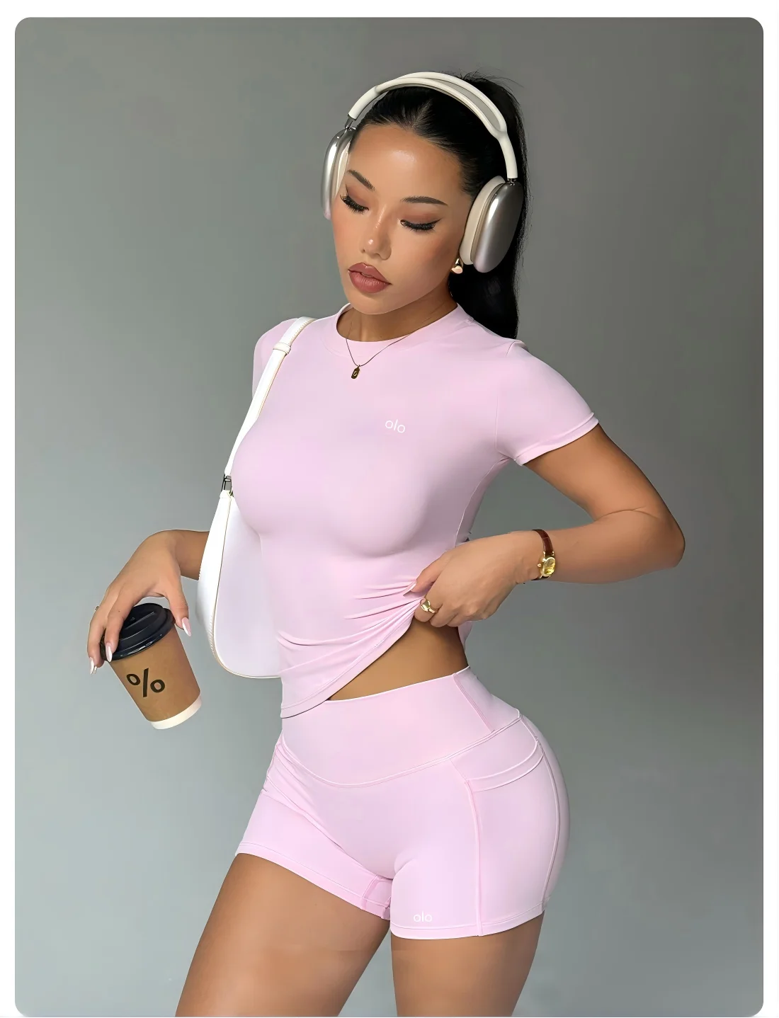 2026 Yoga Set Speed Drying Round Neck Yoga Set - Tight High Elasticity Yoga Suit Two Piece Set Running Sports Fitness Tennis Set