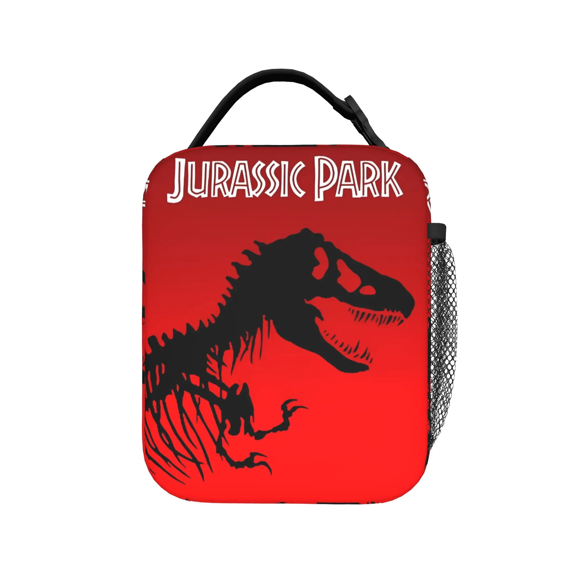 

Термосумка для обедов с изображением динозавров из «Парка Юрского периода», портативный контейнер для еды, ланч-бокс, сумка-тоут, школьный ланч-бокс