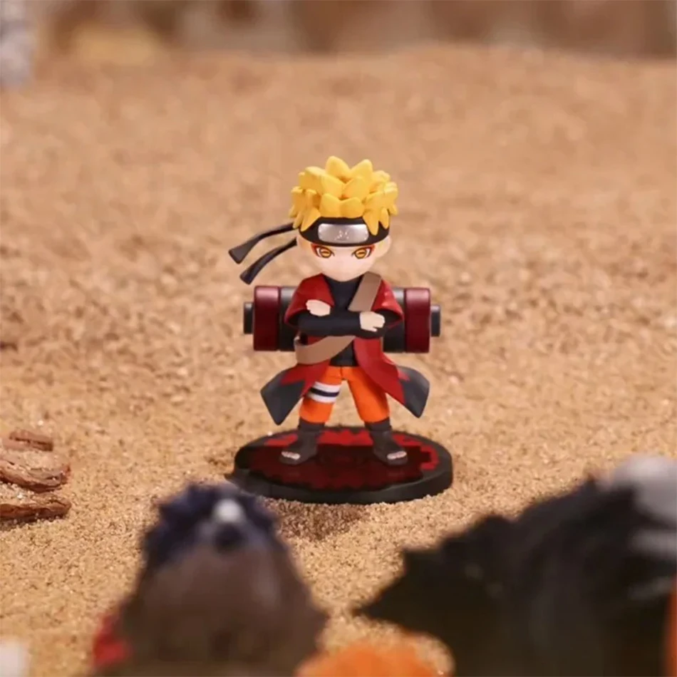 NEW Naruto Shippuden Akatsuki Arc Series Trendy Blind Random Box Toys Mystery Box Guess Action Figure Surprise Toy Gifts - view 2