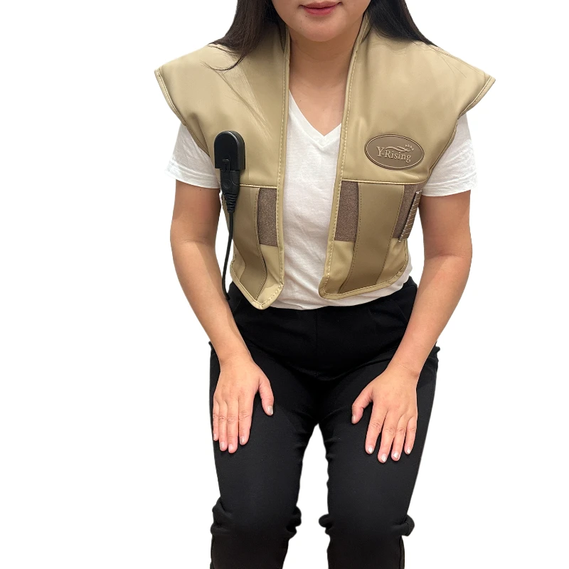 

Portable Electric Heating Massage Shawl Timing Time Abdominal Massager For Neck Shoulder For Family Gifts Healthcare Supply