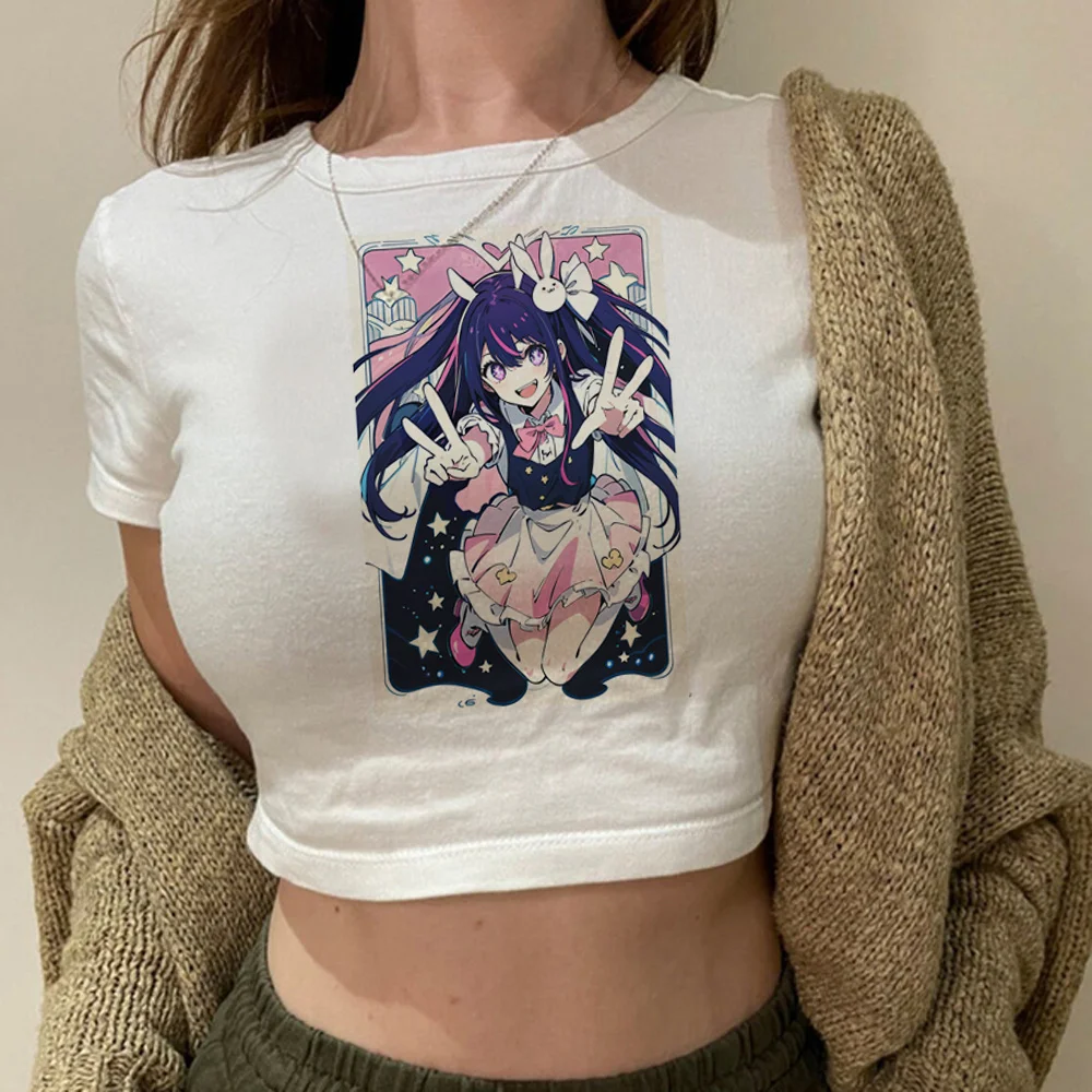 Oshi No Ko 90s aesthetic 2000s crop top girl goth gothic  manga crop top