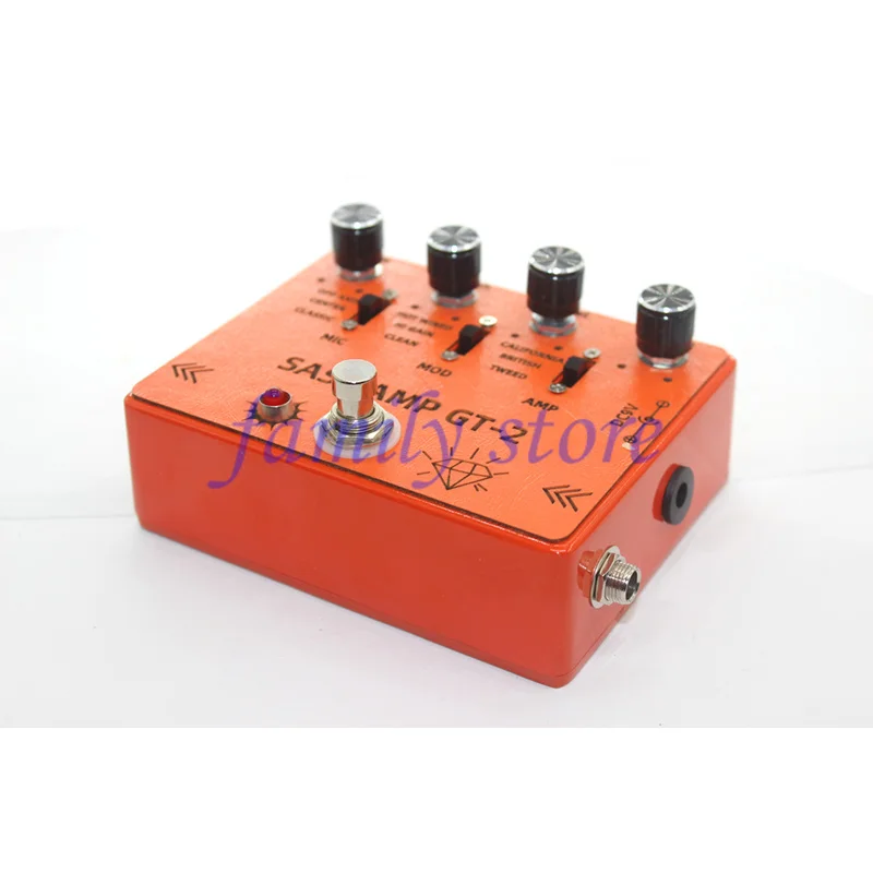 SansAmp manual effector, GT-2 replica electric guitar speaker simulation distortion single circuit board