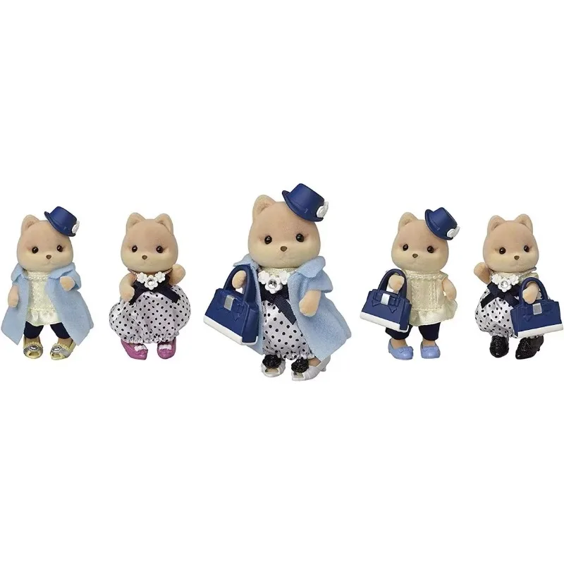 Sylvanian Families-Ensemble de vêtements pour filles, accessoires originaux, meubles, maison de jeu, jouets, boîte, cadeaux d'anniversaire