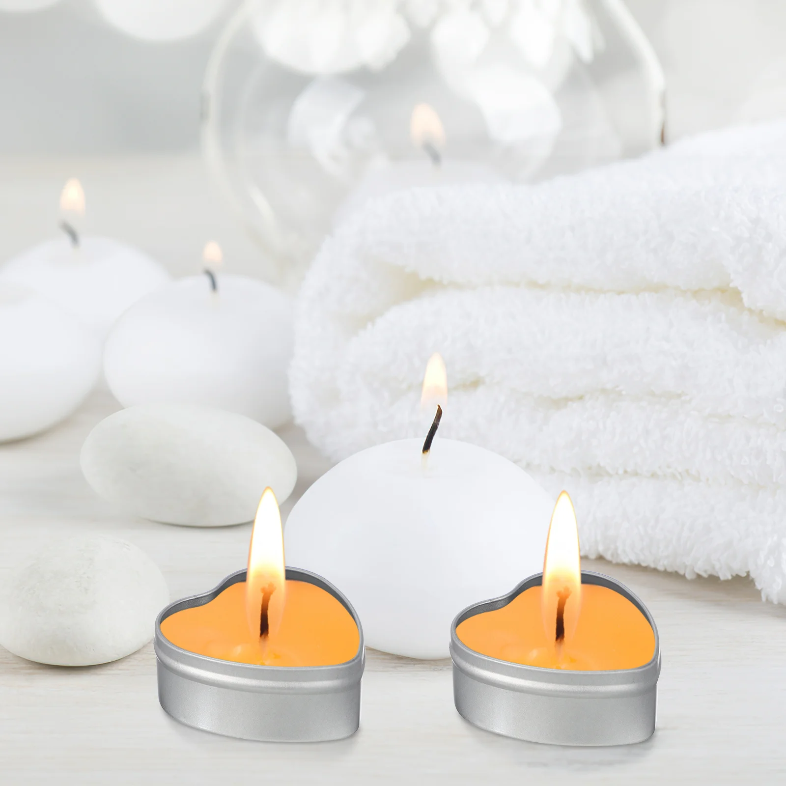 

12Pcs Heart Shaped Metal Tins Clear Window Sturdy Iron Containers DIY Candy Jewelry Gift Storage Boxes Empty Jars