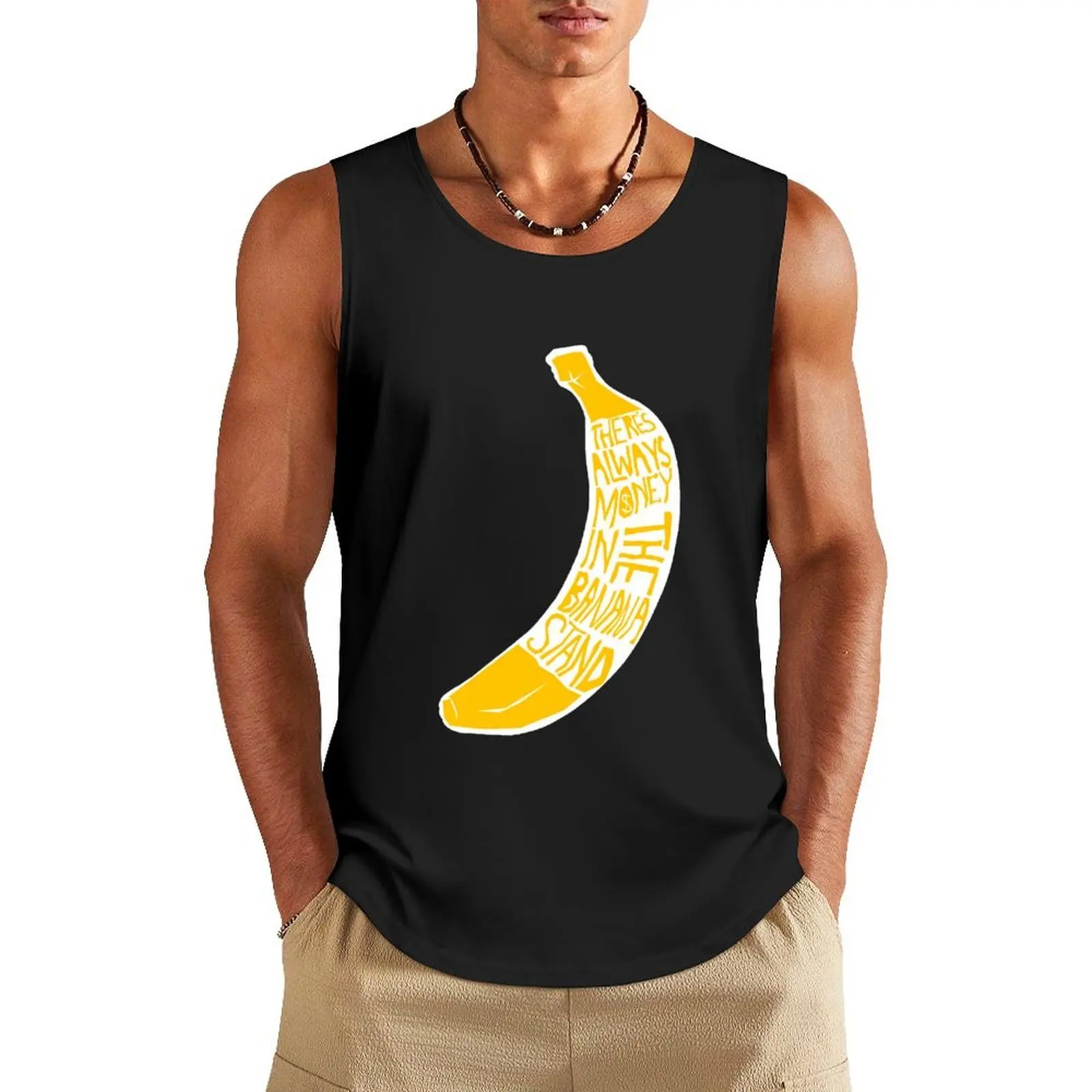 

There's always money in the banana stand Tank Top T-shirt sports anime gym Men's sports t-shirt