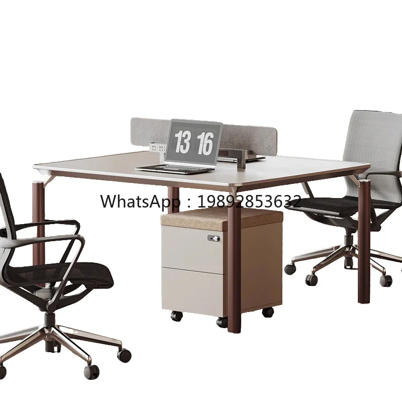 YFY Four-Person Office Desk Staff 2/6 Person Workstation Combination Employee Card Seat Fashion
