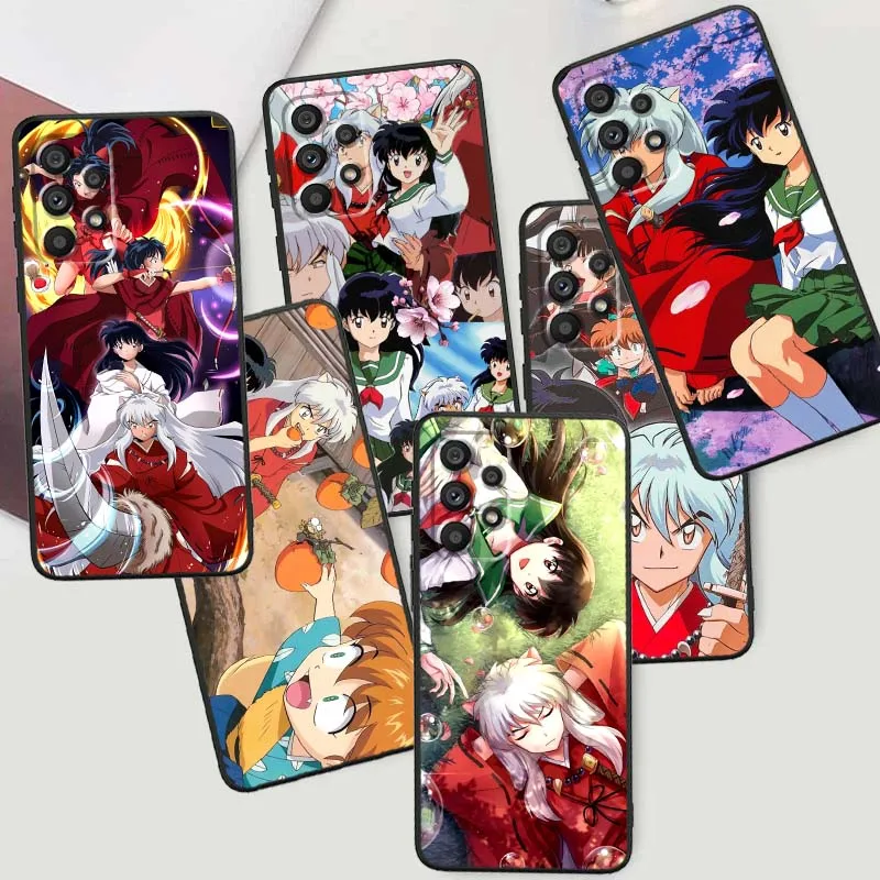 

Inuyashas Cartoon Anime Phone Case For Samsung A73 A72 A71 A55 A54 A53 A52 A51 A13 A22 A16 A15 A12 A14 A05 A06 5G Black