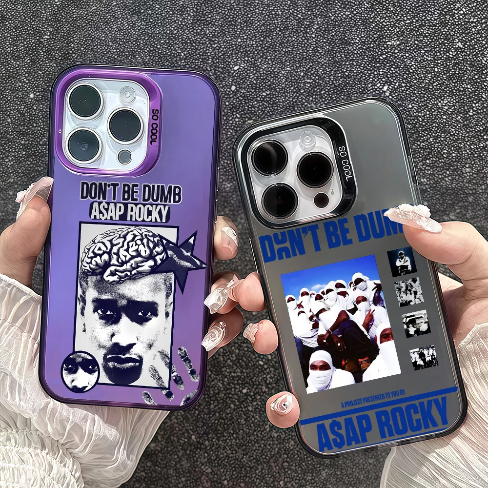 

Rapper A-Asap R-Rocky-S Don't Be Dumb Phone Case For IPhone 12 11 13 14 15 16 17Max Pro Plus Mini Protective IMD Color Cover For