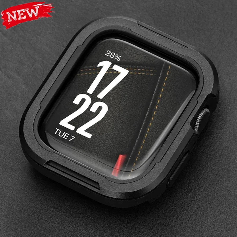 Alloy+TPU Cases for Apple Watch ultra 3 2 49mm series 11 10 42mm 46mm Rugged Cover Bumper for iwatch 9 8 7 6 5 4 41 45mm 44 40mm