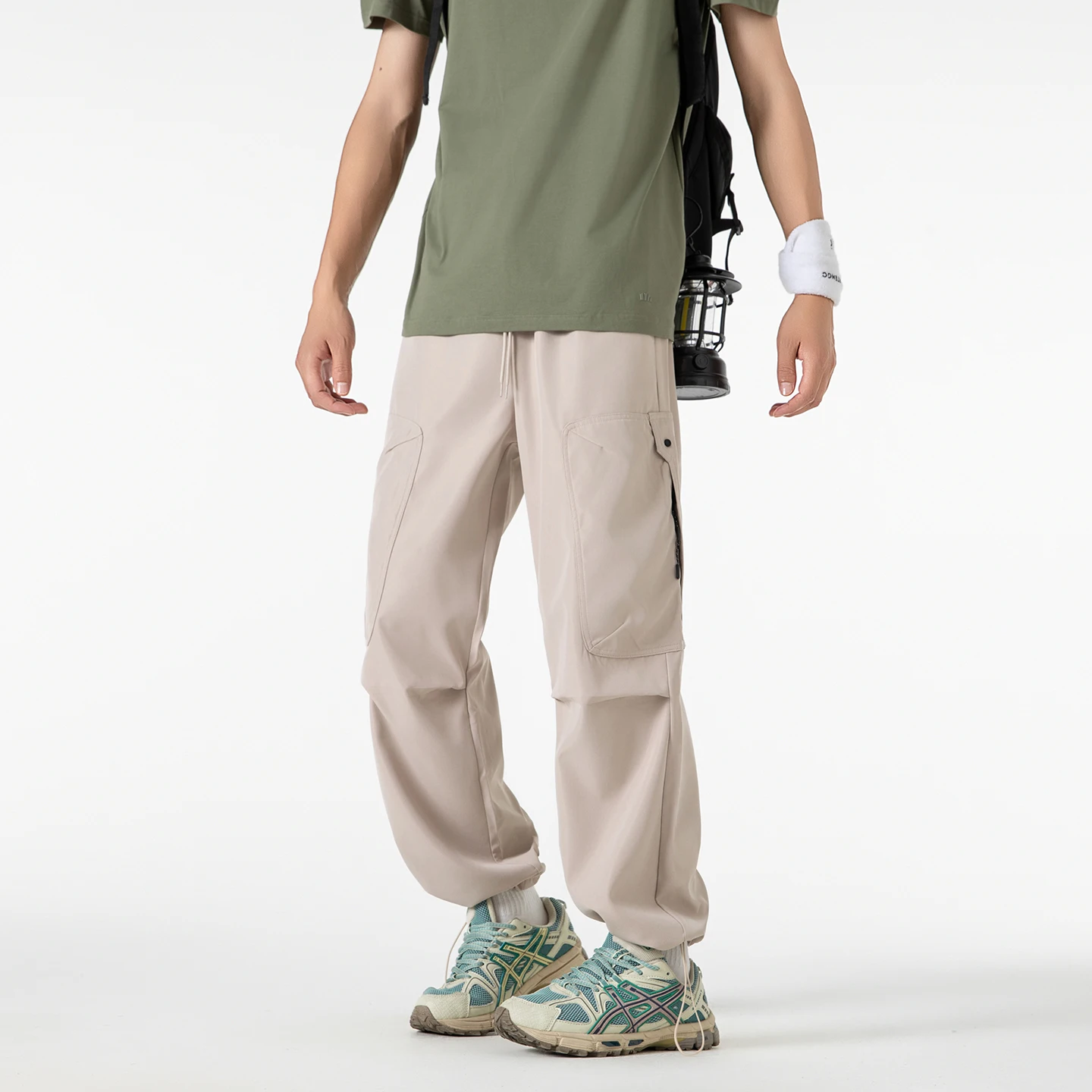

2025 Multi-Pockets Men's Cargo Pants Style Long Trousers Male Casual Work Pant Cargo Casual Pants Cargo Pants Mens