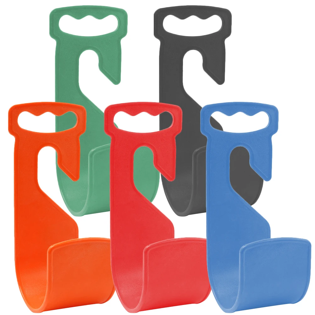 

5pcs Hose Hanger Durable ABS Wall Mountable Water Pipe Holder Garden Hose Storage Rack Long Use Easy Install Fence Hooks