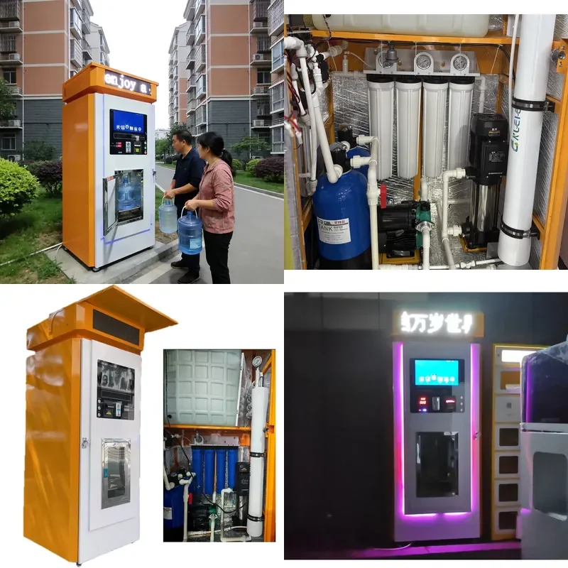 for Bottle Filtration Reverse Osmosis Pure Drinking Water Vending Machine Sale Water Station Water Purification Vending