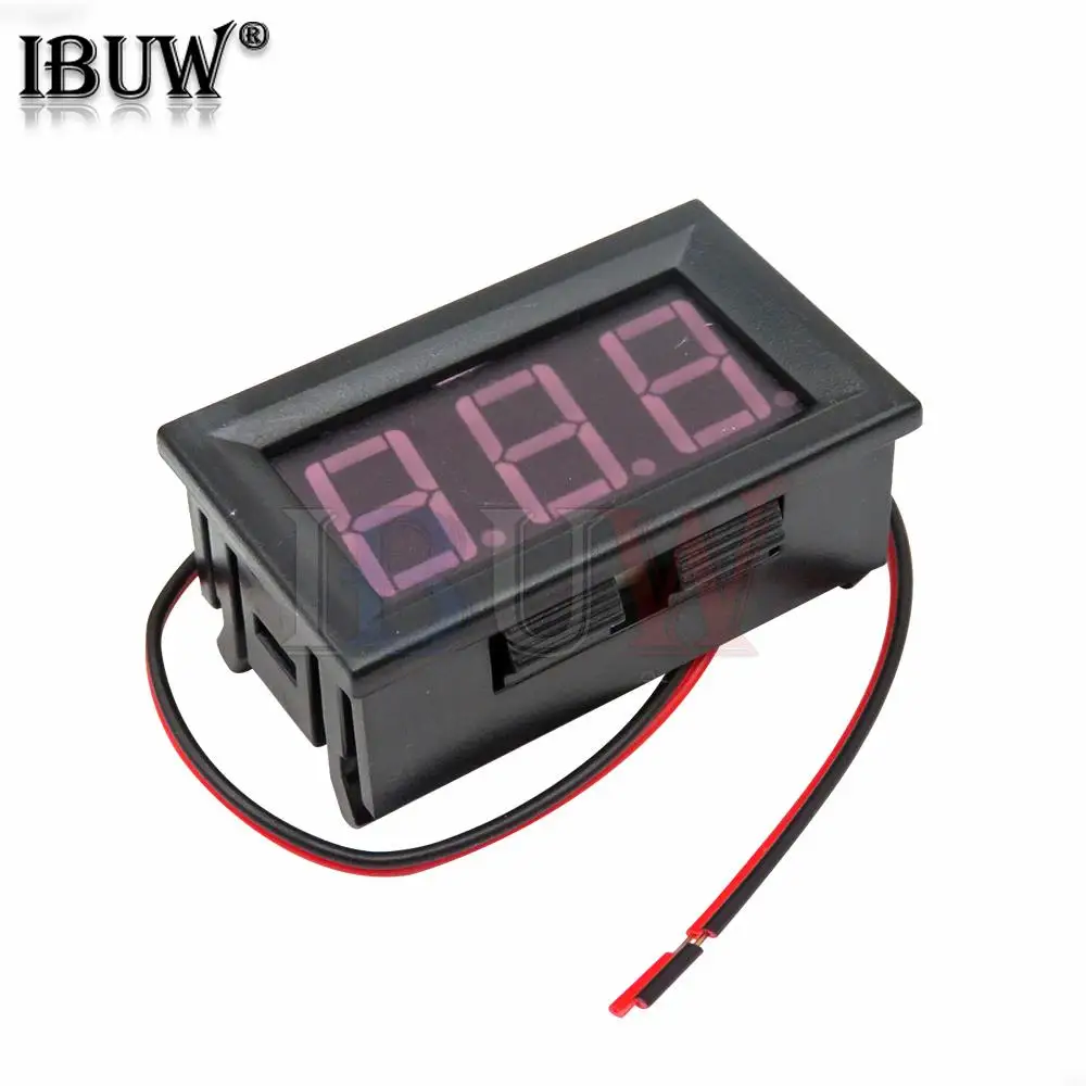 Digital Voltmeter DC 4.5V to 30V Digital Voltmeter Voltage Panel Meter For 6V 12V 24V Electromobile Motorcycle Car