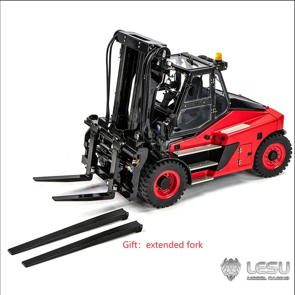 LESU 1/14 Heavy RC Hydraulic Forklift for LDH160 Radio Control Truck Kit Ver Construction Model Servo ESC Servo TH21886