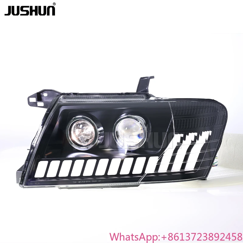 

JS Modified Headlight Assembly for Mitsubishi Pajero V73 2004-2011 LED Headlight Turn Signal LED Lens Headlight DRL