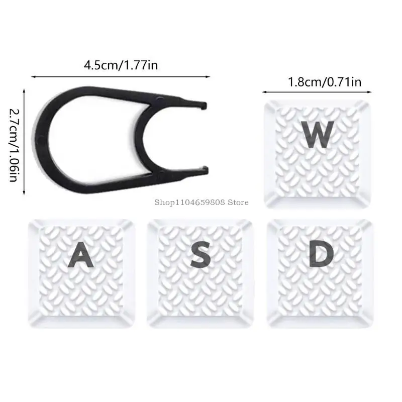 WASD-Schlüsselkaps OEM-Profil Textur Nicht-Rutsch-Schlüsselersatz für G913 G915