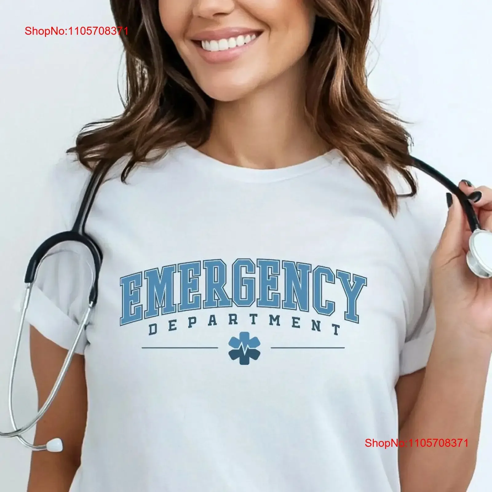 Emergency Department T Shirt ER Nurse Hero Graduation Registered ED For vintage Washed graphic Stretched Breathable homme