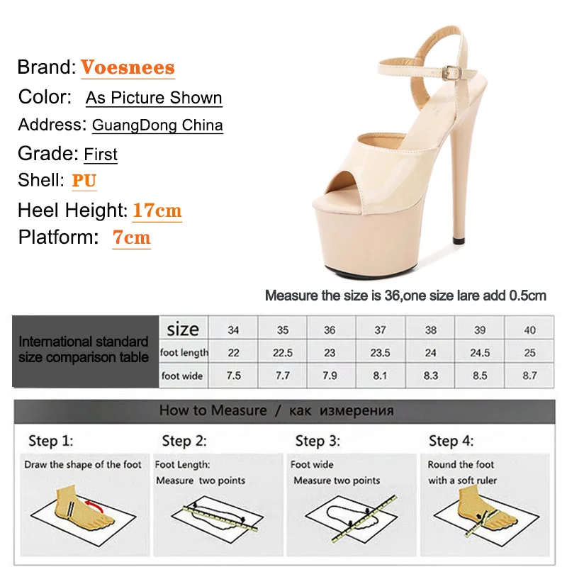 2022 Stripper Pole Dance Shoes High Heels Women Sexy Show Shoes Party Club 13 15 17CM Sandals Platform High-heeled Shoes Wedding